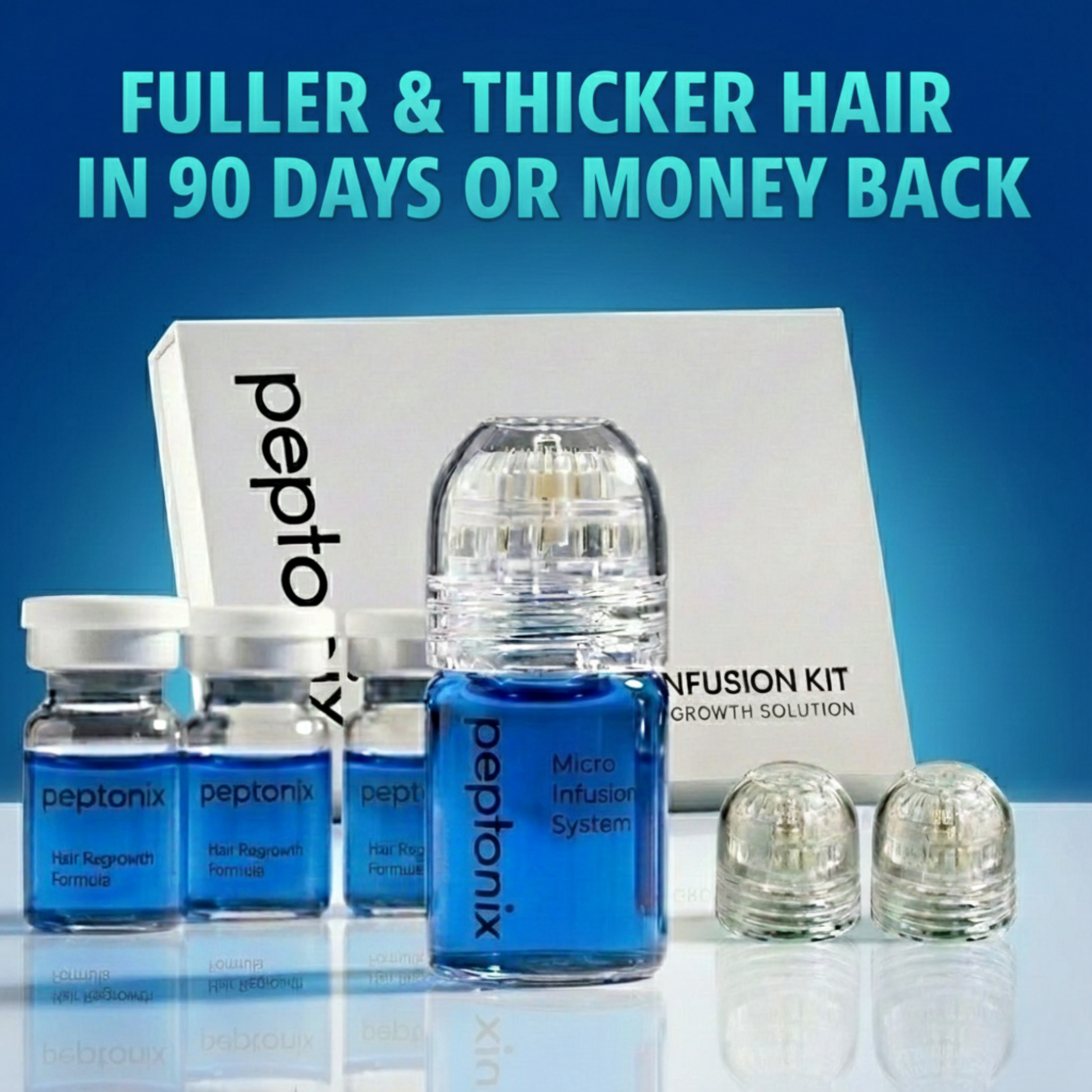 Micro-Infusion Peptide System For Hair Regrowth.