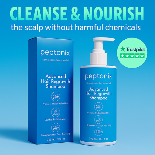 Copper Peptide All Natural Shampoo (300ml - 2 Month Supply)